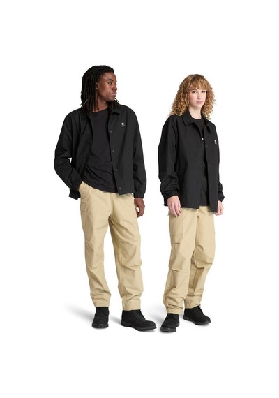 Timberland Woven Badge Ripstop Coach Jacket Black Tb0a6fa90011-4941 Siyah