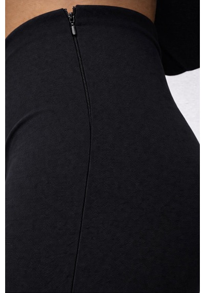 Axxel Kadın Siyah 2 İplik Yüksek Bel Eşofman Pantolon-p2249 Siyah