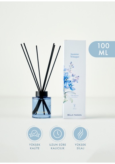 Bella Maison Jasmine Whisper Çubuklu Oda Kokusu Mavi 100 Ml Vanilya