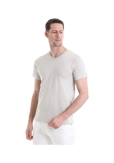 Hatemoğlu Ekru Regular Fit Düz 100% Pamuklu V Yaka Tişört 35353022c004 A53 Ekru Hatemoğlu Ekru Regular Fit Düz 100% Pamuklu V Yaka Tişört 35353022c004 A53 Ekru