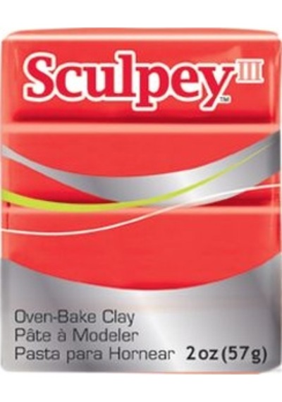 Sculpey Iıı Polimer Kil 583 Red Hot Red Sıcak Kırmızı