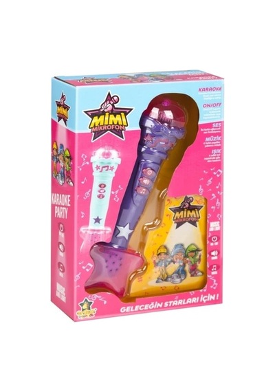 Erdem Toys Işıklı ve Müzikli Oyuncak Mikrofon