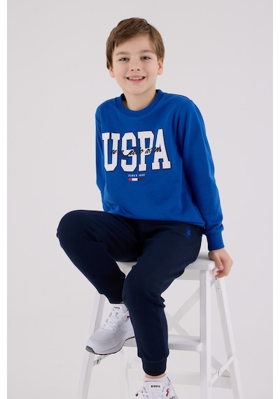U.S. Polo Assn. Lisanslı Erkek Çocuk Alt Üst 2 Parça Eşofman Takımı Us2205 Parlament