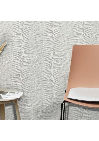 Tink 3d Kendinden Yapışkanlı Duvar Kağıdı Yeni Nesil Akustik Keçe Panel Desenli 52x98 Cm Beyaz, 10 Adet 5 M²