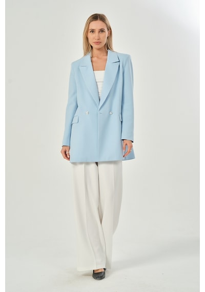 Oversize Dokuma Blazer Ceket 001