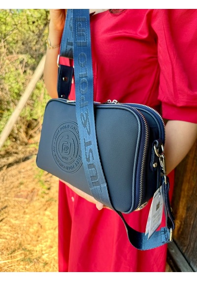 Just Polo Kadın Omuz Çantası Lacivert Düz