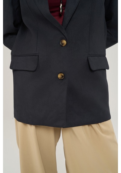 Mai Collection Arslev Lacivert Blazer Ceket Lacıvert