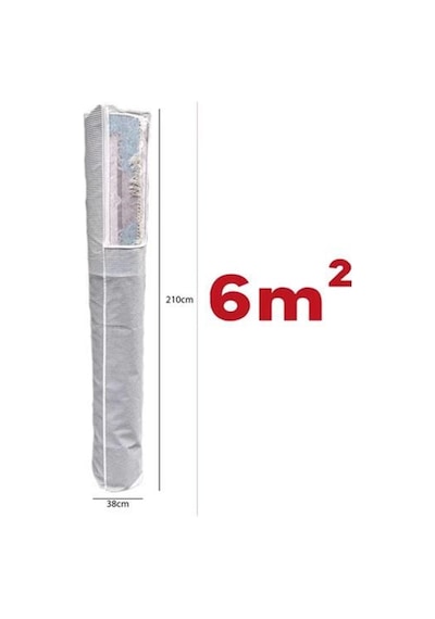 Pencereli Halı Hurcu Toz Geçirmez Sağlam Dayanıklı Hurç Organizer 6m² A Stili