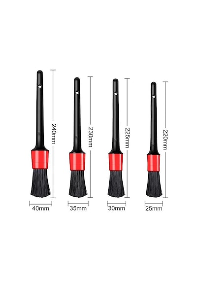 Zhltools Araç Detay Temizlik Fırça Seti 5 Parça Zt164