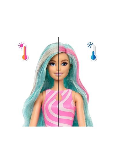 Jkf62 Barbie Pop Reveal Sürpriz Bebek - Mavi Saçlı