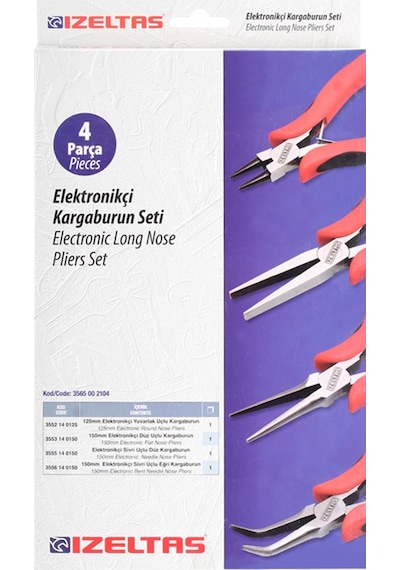 İzeltaş Elektronikçi Kargaburun Seti 4 Parça - 3565002104