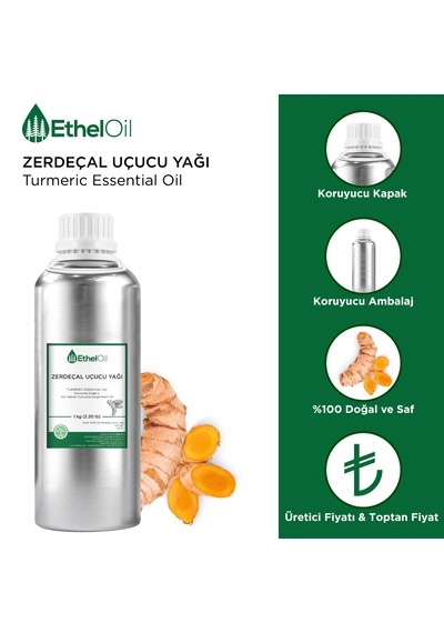 Zerdeçal Uçucu Yağı - 1 Kg Saf Ve Doğal Uçucu Yağ 1 KG
