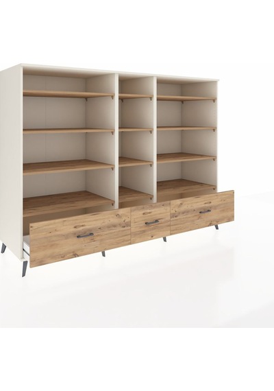 Kronos Dolap 12 Raflı 3 Çekmeceli 220x59x163 Aytaşı-çam Aytaşı-çam Kronos Dolap 12 Raflı 3 Çekmeceli 220x59x163 Aytaşı-çam Aytaşı-çam