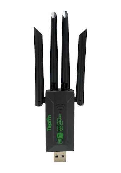 Taplin Twa-105 1200mbps Usb 3.0 Wifi Adaptör 4 Antenli