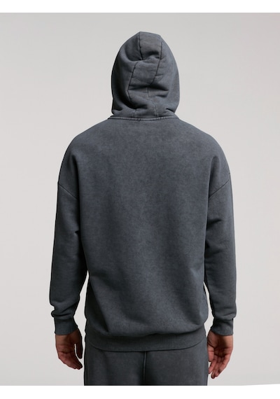 Everlast Authentic Boxing Oversize Antrasit Erkek Kapüşonlu Sweatshirt Antrasit