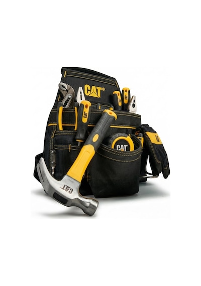 Cat Da980567 Çift Askı Kancalı Ağır Hizmet Bel Alet Çantası