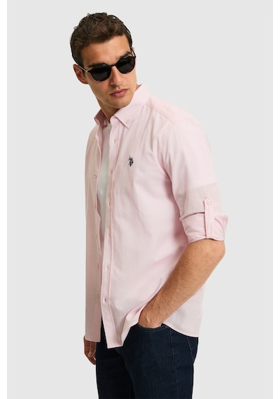 U.s. Polo Assn. Erkek Açık Pembe Gömlek Basic 50324660-vr078 Acık Pembe