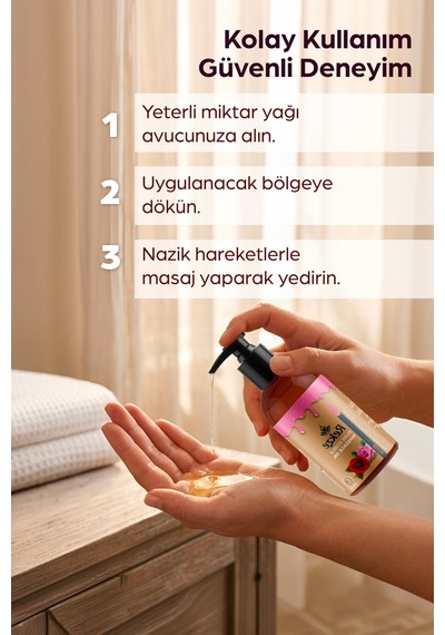 Gül Ve Çilek Aromalı Erotik Vucut Masaj Yagı 120 Ml - 306271520