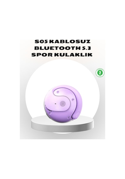 S05 Kablosuz Kulaklık Bluetooth 5.3 Ipx4 Su Geçirmez Stereo Ses Otomatik Bağlantı