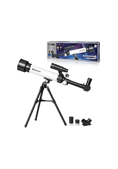 Astronomik Teleskop Çocuklar Ve Yeni Başlayanlar İçin Eğitici Tel
