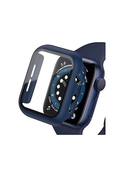 Apple Watch 1/2/3/4/5/6 Seri 38 Mm Ekran Koruyucu Ve Kılıf Bir Arada Tam Koruma Lacivert Çok Renkli Apple Watch 1/2/3/4/5/6 Seri 38 Mm Ekran Koruyucu Ve Kılıf Bir Arada Tam Koruma Lacivert Çok Renkli