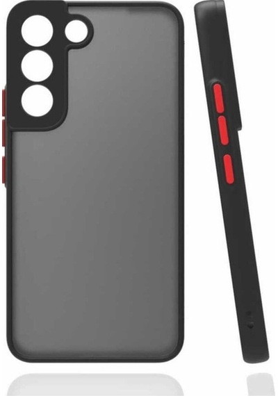 Galaxy S22 Kılıf Zore Hux Kapak Siyah
