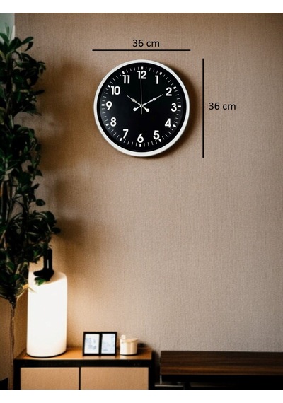 River World Duvar Saati Dekoratif Rengi Beyaz 36 Cm Çok Renkli 20255086