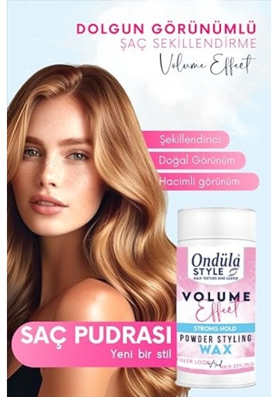 Powder Wax Volume Effect Şekillendirici Toz Wax Güçlü Tutuş 20gr