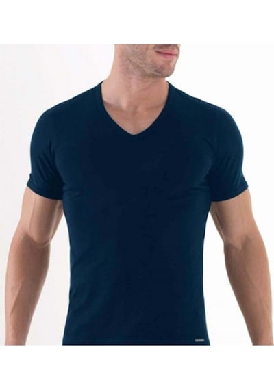 Blackspade 9308 Silver Erkek %94 Modal V Yaka T-Shirt - Lacivert