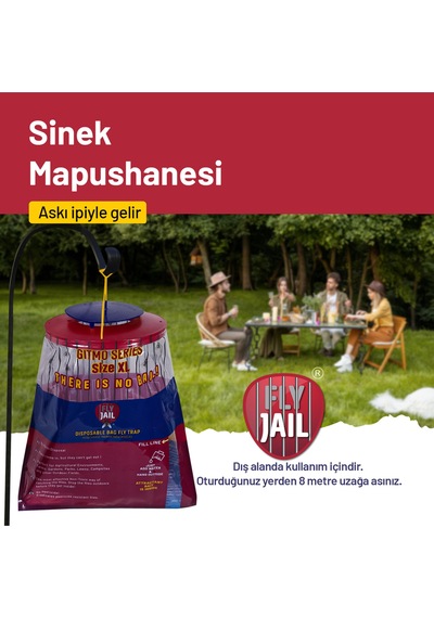 2 ADET FLY JAIL XL – POŞET KARASİNEK TUZAĞI