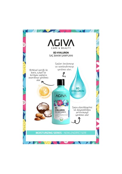 8d Hyaluron 3'lü Şampuan 500 Ml & Sıvı Saç Kremi 200 Ml & Masaj Tarağı