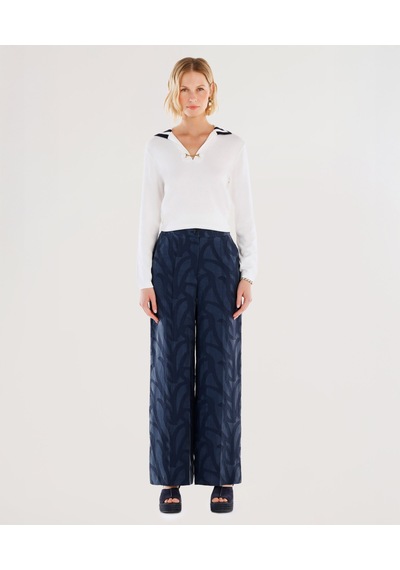 Yargıcı Nervür Detaylı Pantolon 25ykpn3033x 004 Lacivert