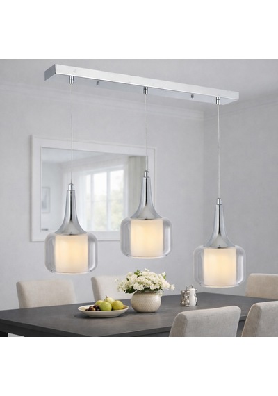 Tt603-3s-fullkr Tt Ayd. Krom Kaplama 3 Lü Silindir Çift Camavize Krom - Füme