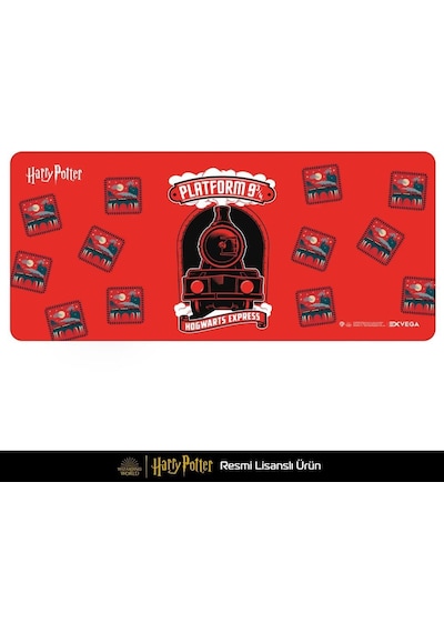 Exvega Harry Potter Hogwarts Express Platform 9 Kırmızı Xxl Mousepad 90 40