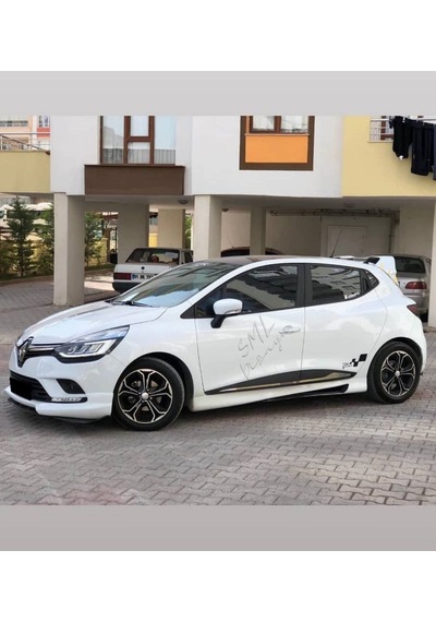 Renault Clio 4 Custom Yan Marşpiyel Yan Ek Takımı Plastik