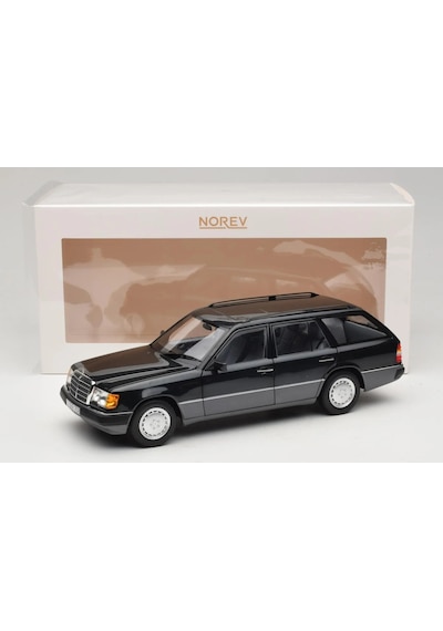 1:18 Ölçek Norev 1990 Mercedes Benz 300d T Model Blue-black Diecast Metal Minyatür Model Araba 25cm