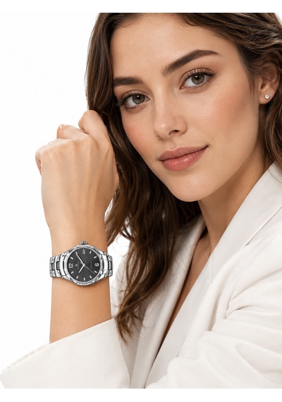 Momentus B858s-03mm Kadın Kol Saati - Vintage Gümüş