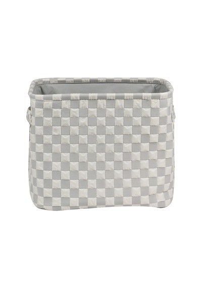 Koçtaş Monogrom Sepet 40x30x33,5 Cm Bej Gri