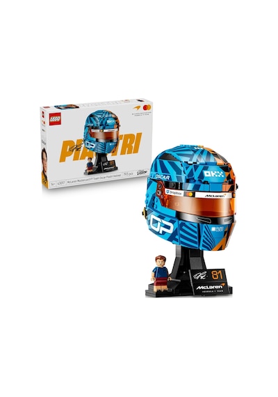 LEGO® Editions McLaren Mastercard F1® Team Oscar Piastri Kaskı 43017 - 14 Yaş ve Üzeri için F1® Modeli Yapım Seti (793 Parça)