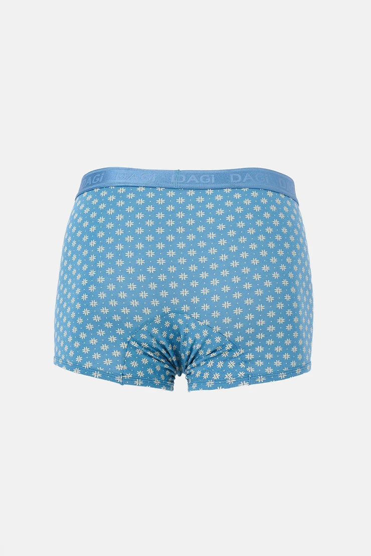 Dagi Erkek Mavi Micro Modal Boxer-2-3 Adet- 4210mm