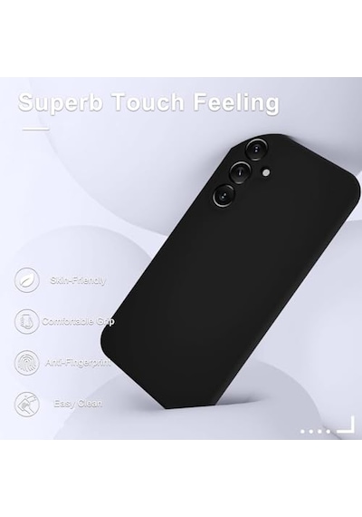Samsung Galaxy Uyumlu A35 Silikon Kılıf Tam Koruma, Darbeye Dayanıklı Ekran Koruyucu Dahil Yumuşak, Çizilmeyi Önle Diğer