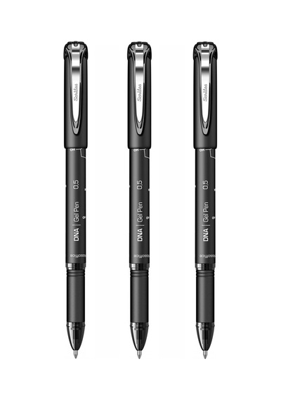 Siyah Pilot Kalem Dna Gel Pen 3 Adet Scrikss Pilot Kalem 0.5mm Roller Uç Pilot Kalem İnce Uçlu Likit Mürekkepli Pilot