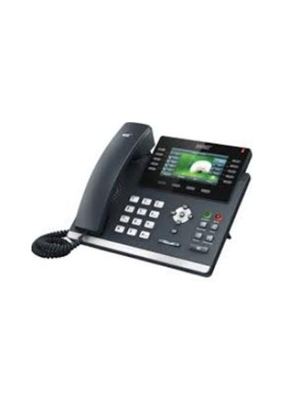 Karel IP136G Renkli Ekran Gigabit Adaptör Hariç Masaüstü IP Telefon