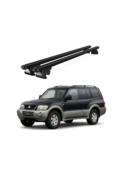 Venüs Mitsubishi Montero 1999-2006 Uyumlu Siyah Ara Atkı Port Bagaj Tavan Barı
