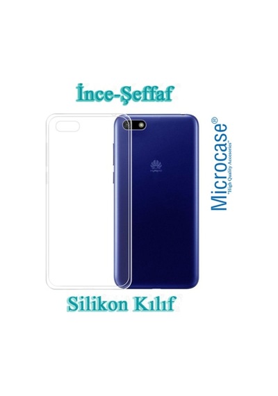 Microcase Huawei Y5 Prime 2018 Ince 0.2 Mm Silikon Kilif+Cam 273065313 - Seçenek / Cam Koruma-Cam Istiyorum