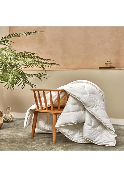 Taç 1500188973001 Elegance Çift Kişilik Yorgan Beyaz Sku: Smg8690010231086 Açik Mavi