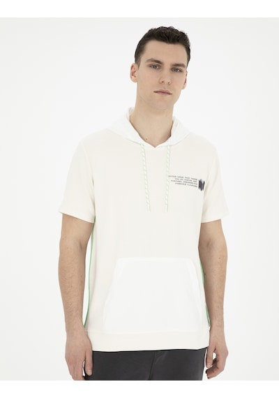 Pierre Cardin Erkek Ekru Sweatshirt 50282265-vr019 Ekru