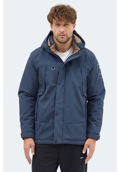Slazenger Globe Erkek Lacivert Mont & Kaban Lacivert