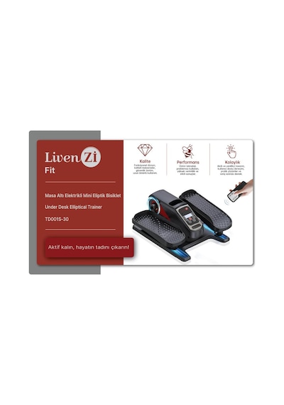 Livenzi Fit Eliptik Kondisyon Bisikleti Egezersiz Ve Ayak Masaj Aleti Siyah