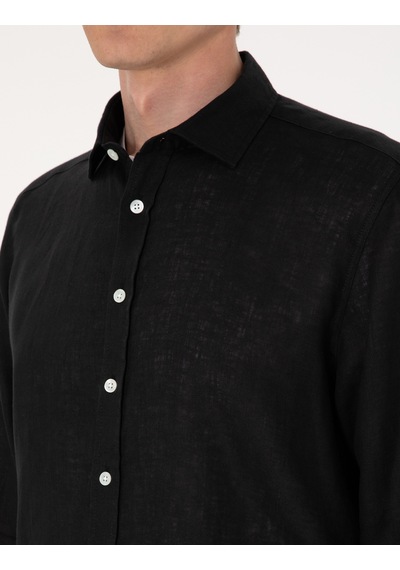 Pierre Cardin Erkek Siyah Gömlek Desenli 50303293-vr046 Siyah